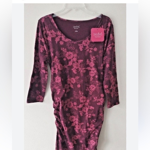 Isabel Maternity by Ingrid & Isabel Dresses & Skirts - Isabel maternity dress cotton blend 3/4 sleeves size medium